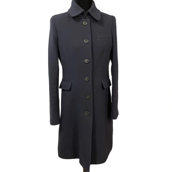 J Crew Metro Double Cloth Thinsulate Coat Navy 6 - Picture 11 of 11
